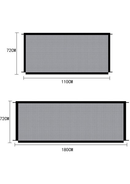 Taşınabilir Katlanır Köpek Kedi Güvenlik Çiti - 110X 72 cm (Yurt Dışından) fırsatları