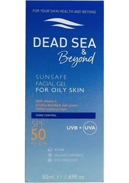 Dead Sea & Beyond Sunsafe Yağlı Ciltler İçin Güneş Koruyucu Krem SPF50 50ml