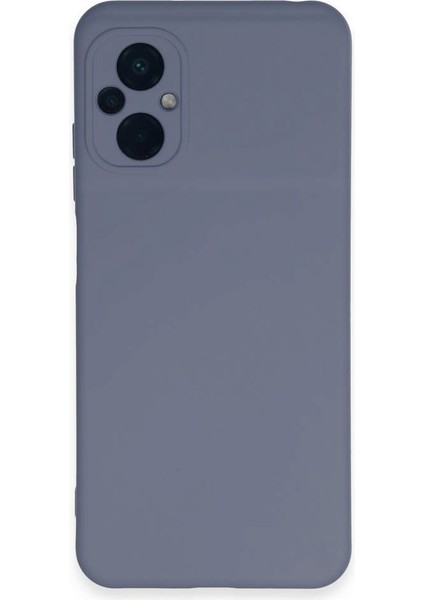 Xiaomi Poco M5 Kılıf Nano Içi Kadife Silikon - Gri 300099