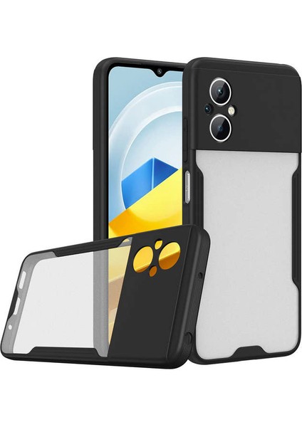 Xiaomi Poco M5 Kılıf Platin Silikon - Siyah 300099