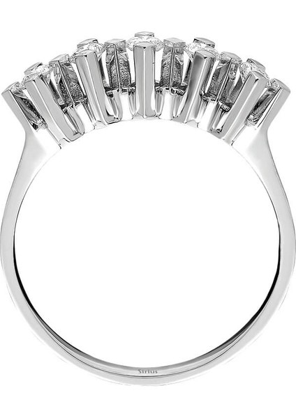 F Renk 0,30 Karat Pırlanta 5 Taş Yüzük 0441R0047 modelleri