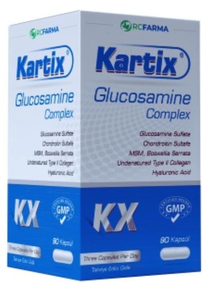Kartix Glucosamine Complex Takviye Edici Gıda 90 Kapsül