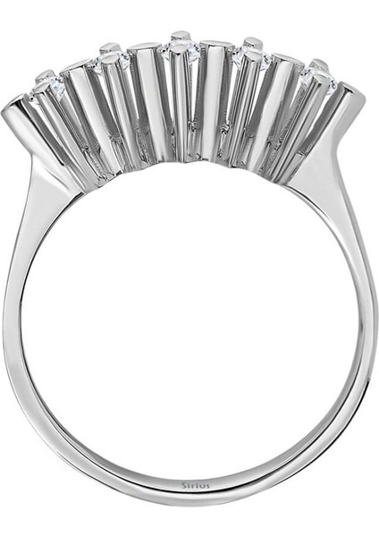 F Renk 0,15 Karat Pırlanta 5 Taş Yüzük 0441R0049 modelleri