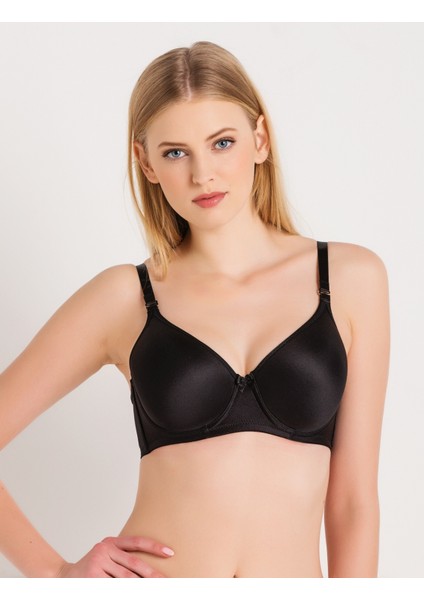 5738 BAYAN İNCE SÜNGERLİ SİYAH SÜTYEN