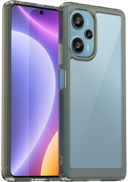 Xiaomi Poco F5 / Redmi Note 12 Turbo Shield Serisi Darbeye Dayanıklı Köşe Korumalı Yarı Esnek Plastik Tpu Kılıf - AL8100