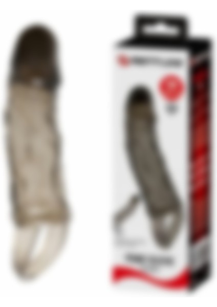 Pretty Love 2Cm Dolgulu Zenci Penis Kılıfı Uzatmalı Prezervatif Dildo