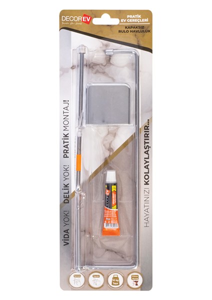 Rulo Havluluk Peçetelik Şık Paslanmaz Süper Yapışkanlı modelleri