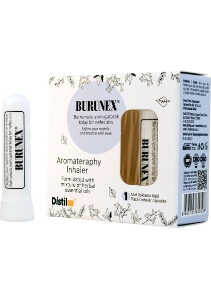 Burunex Inhaler Koklama Tüpü