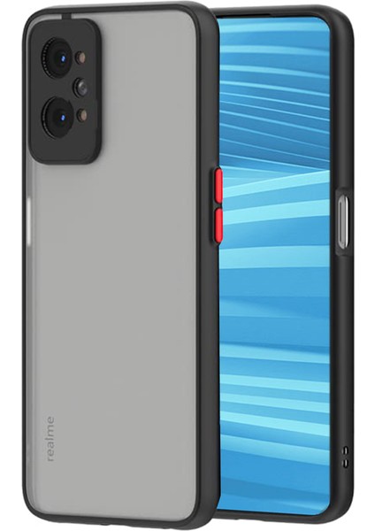 Realme Gt2 / Realme Gt Neo2 London Serisi Darbeye Dayanıklı Kılıf - Siyah AL3415