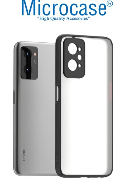 Realme Gt2 / Realme Gt Neo2 London Serisi Darbeye Dayanıklı Kılıf - Siyah AL3415 modelleri