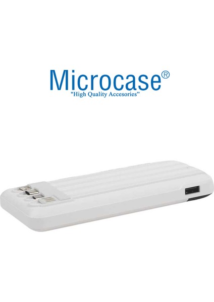 Onezero Serisi Y131 20000 Mah 4 Kablolu LED Ekranlı Powerbank Beyaz AL3956