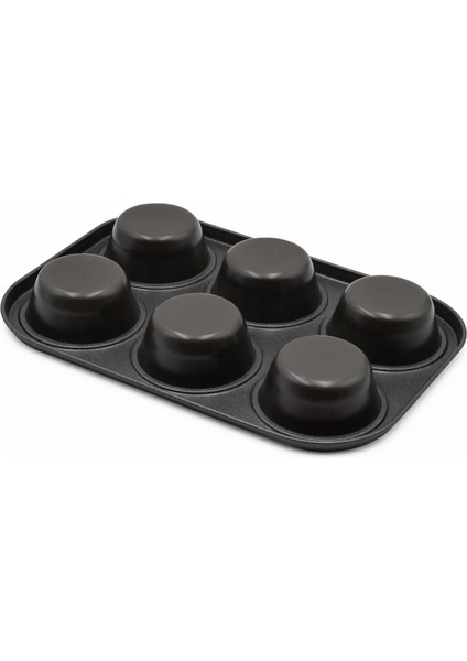 6'lı Muffin Kalıbı Gri