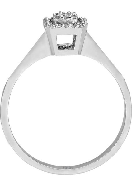 F Renk 0,15 Karat Baget Pırlanta Yüzük 0441R0051 modelleri