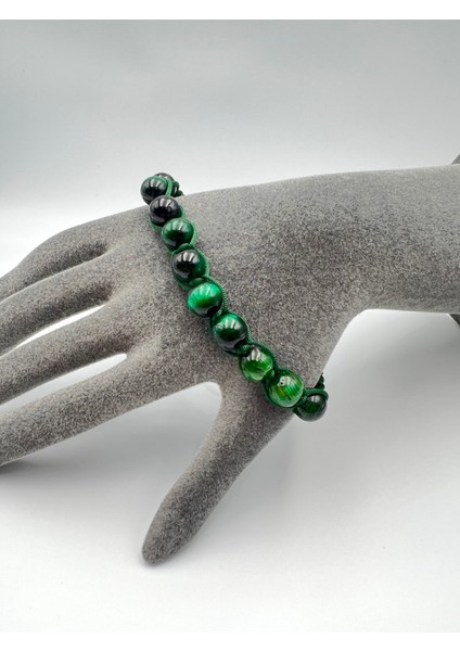 Kaplan Gözü Doğal Taş Bileklik Aaa Kalite El Yapımı Özel Tasarım