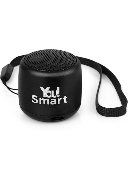 You Smart YS100 Mini Siyah Bluetooth Hoparlör Ses Bombası