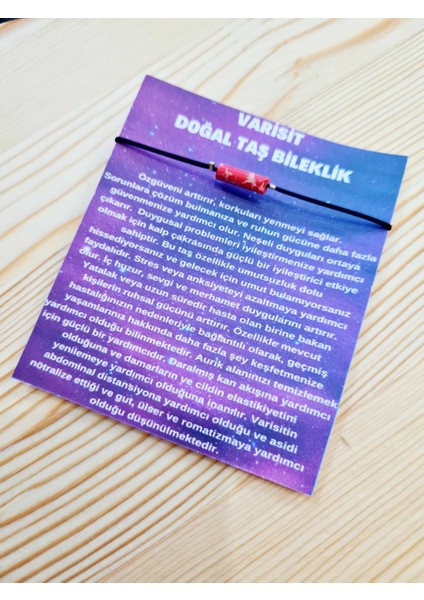Varisit Doğal Taş Bileklik Sürpriz Hediyeli