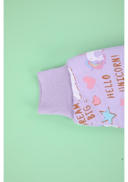 Begisa Elyaf Dolgulu 2.5 Tog Unicorn Desen Çocuk Uyku Tulumu 23506 modelleri