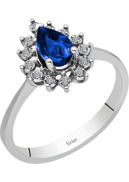 Pırlanta ve Safir Taşlı Chiara Yüzük 0441R0054