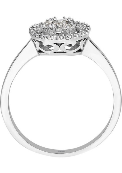 F Renk 0,37 Karat Baget Pırlanta Yüzük 0441R0056 modelleri