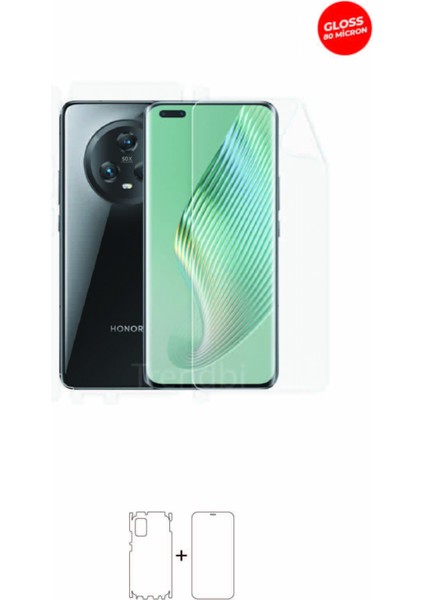 Honor Magic 5 Pro Full Body 360 Derece Ön Arka ve Yan Kaplama Tam Koruma Hd Film