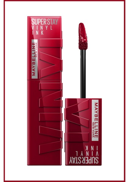 Maybelline New York Super Stay Vinyl Ink Likit Parlak Ruj 55 Royal Mini Falsies Surreal Maskara Li