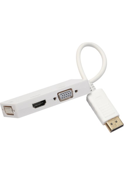 5056 Displayport To HDMI VGA DVI Çevirici Dönüştürücü Adaptor
