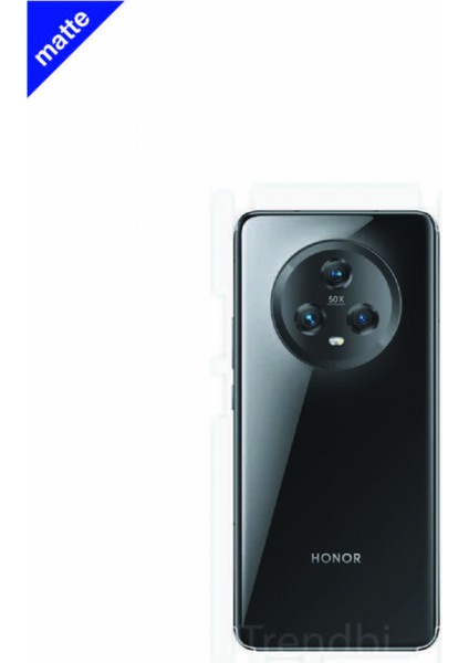 Honor Magic 5 Pro Mat Arka ve Yan Kaplama Koruyucu Film