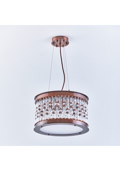 Bahar Bakır Cam Aksesuarlı Küçük Sarkıt - 1284