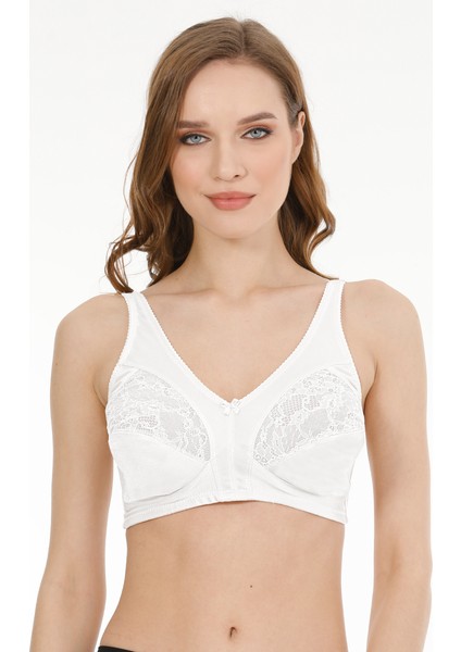 Minimizer Toparlayıcı Sütyen Dantel Jarse 12071 Beyaz