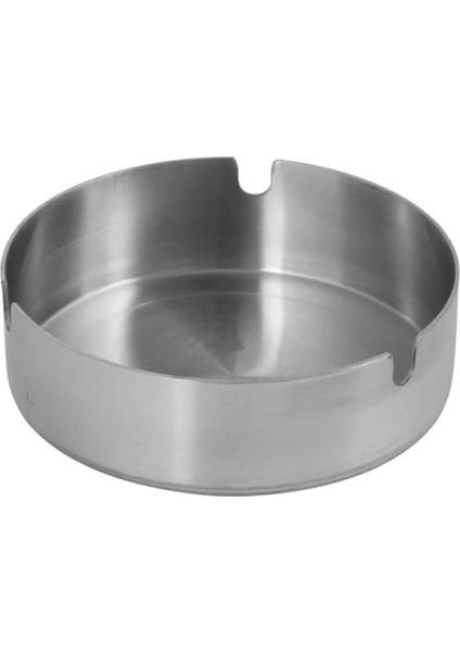 Krom Metal Gri Küllük Kül Tablası - Sigara Küllüğü - 10 Cm. - 1 Adet