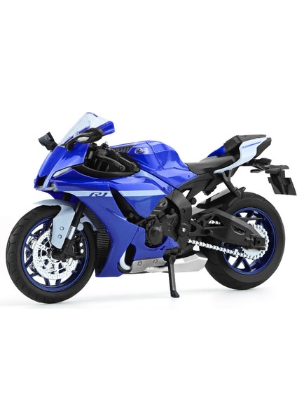 1:12 Yamaha R1 Simülasyon Alaşımlı Motosiklet Modeli Süs (Yurt Dışından)