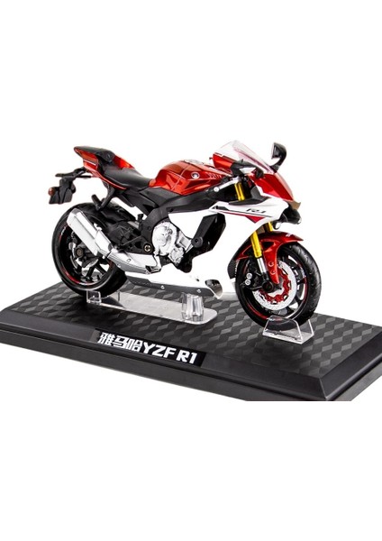 1:12 Yamaha Yzf-R1 Simülasyon Alaşımlı Motosiklet Modeli (Yurt Dışından)