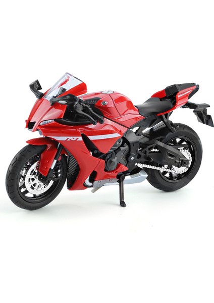 1:12 Yamaha R1 Simülasyon Alaşımlı Motosiklet Modeli Süs (Yurt Dışından)