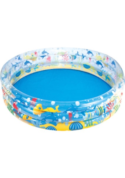 Bestway 51004 3 Halkalı Sahil Çevre Desenli Havuz (152*30cm) (Yurt Dışından)