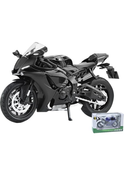 1:12 Yamaha R1 Simülasyon Alaşımlı Motosiklet Modeli Süs (Yurt Dışından)