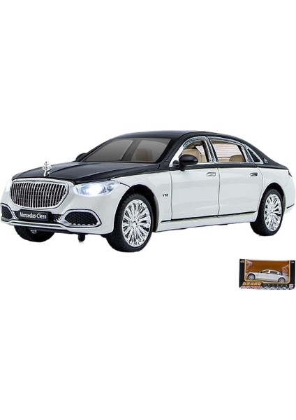 1:24 Mercedes-Benz Maybach S680 Simülasyon Alaşım Araba Modeli (Yurt Dışından)