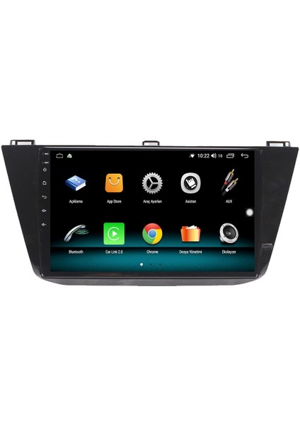 Vw Tiguan Android 12 Multimedya Carplay 8gb Ram + 128GB HDD Navigasyon Ekran