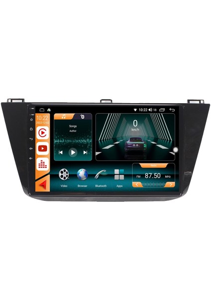 Vw Tiguan Android 12 Multimedya Carplay 8gb Ram + 128GB HDD Navigasyon Ekran