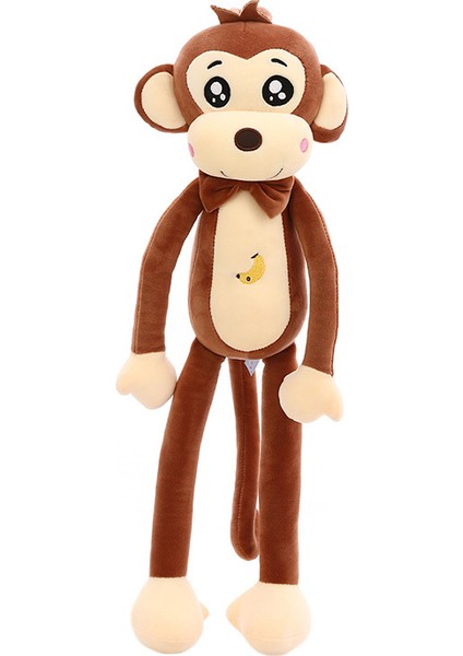 Kulaklıklar Beibei Maymun Peluş Oyuncak Hayvan Çocuk Kız Hediye Sevimli Bebek Uyku Yastığı Büyük (Yurt Dışından)