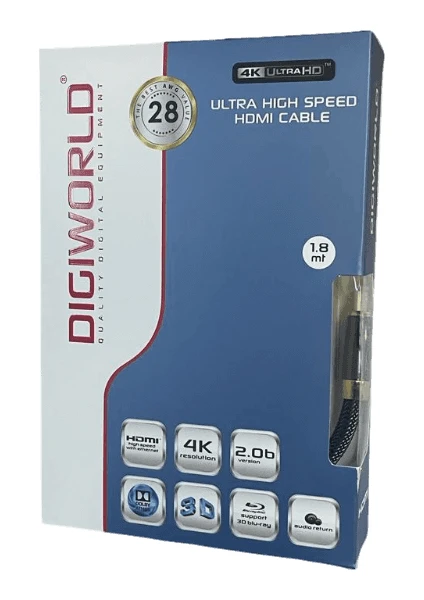 Dıgıworld Awg 2.0 Versiyon 4K HDMI Kablo - 1.8m