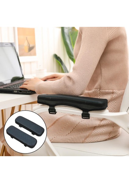 2 Paketi Köpük Yumuşak Ofis Sandalyesi Koltuklu Pedler Sandalye Önkol Basınç Rahatlama (Yurt Dışından) indirimleri