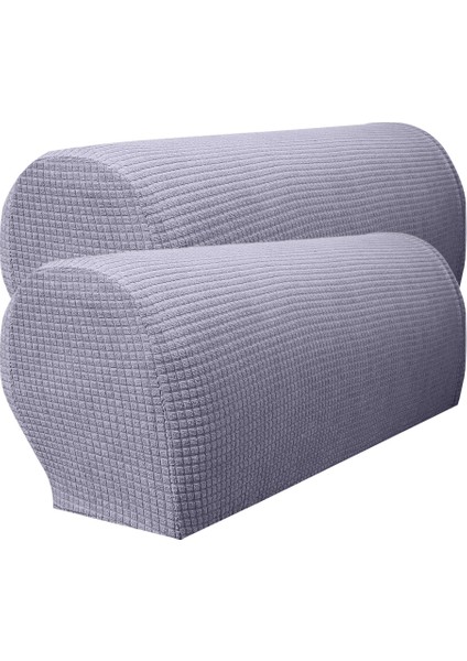 2pcs Koltuk Koruyucusu Koltuk Kapağı Koltuk Kapağı Koltuk Kapağı Döşeme Gri (Yurt Dışından)