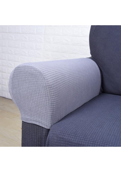 2pcs Koltuk Koruyucusu Koltuk Kapağı Koltuk Kapağı Koltuk Kapağı Döşeme Gri (Yurt Dışından)