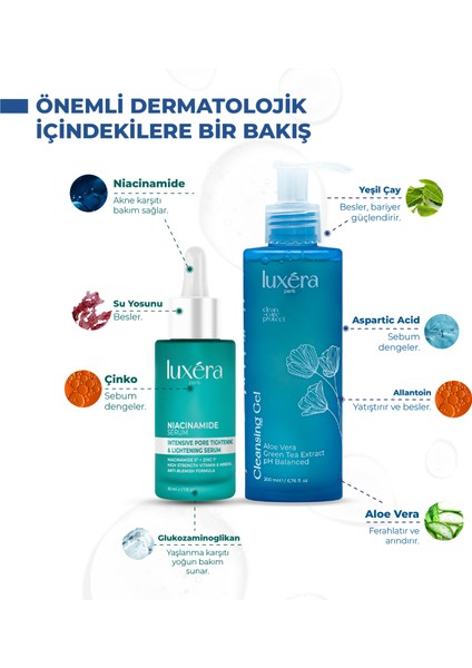 ,Vegan Bakım Seti (Temizleme Jeli / Cleansing Gel + Niacinamide Serum) fiyatları