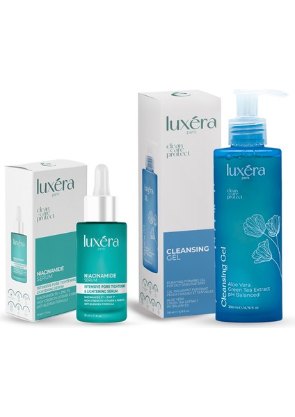 ,Vegan Bakım Seti (Temizleme Jeli / Cleansing Gel + Niacinamide Serum) indirimleri
