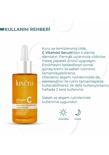 Vegan, Antioksidan C Vitamini Serum (%10 L-Ascorbic Acid + %0,5 Ferulic Acid) modelleri