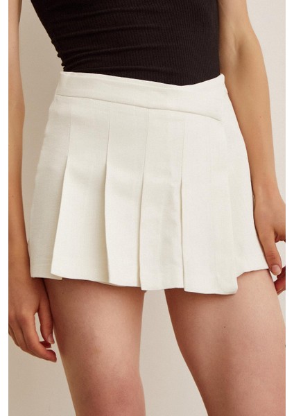 Pileli Şort Etek indirimleri