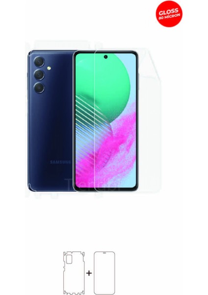 Samsung Galaxy M54 5g Ön Arka ve Yan Kaplama 360 Derece Tam Koruma Full Body Hd Film