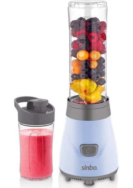 SHB-3150 Smoothie El Blender Seti Mavi