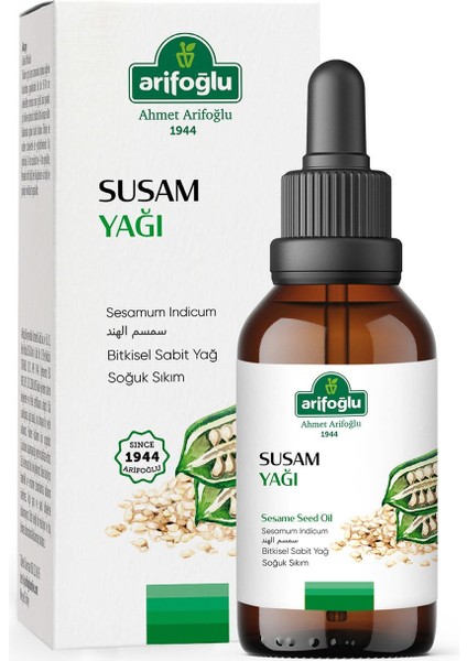 %100 Saf ve Doğal Susam Yağı 50 ml